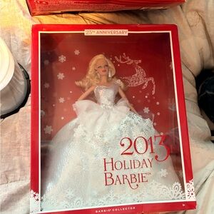 Barbie 2013 Holiday Doll in White Gown